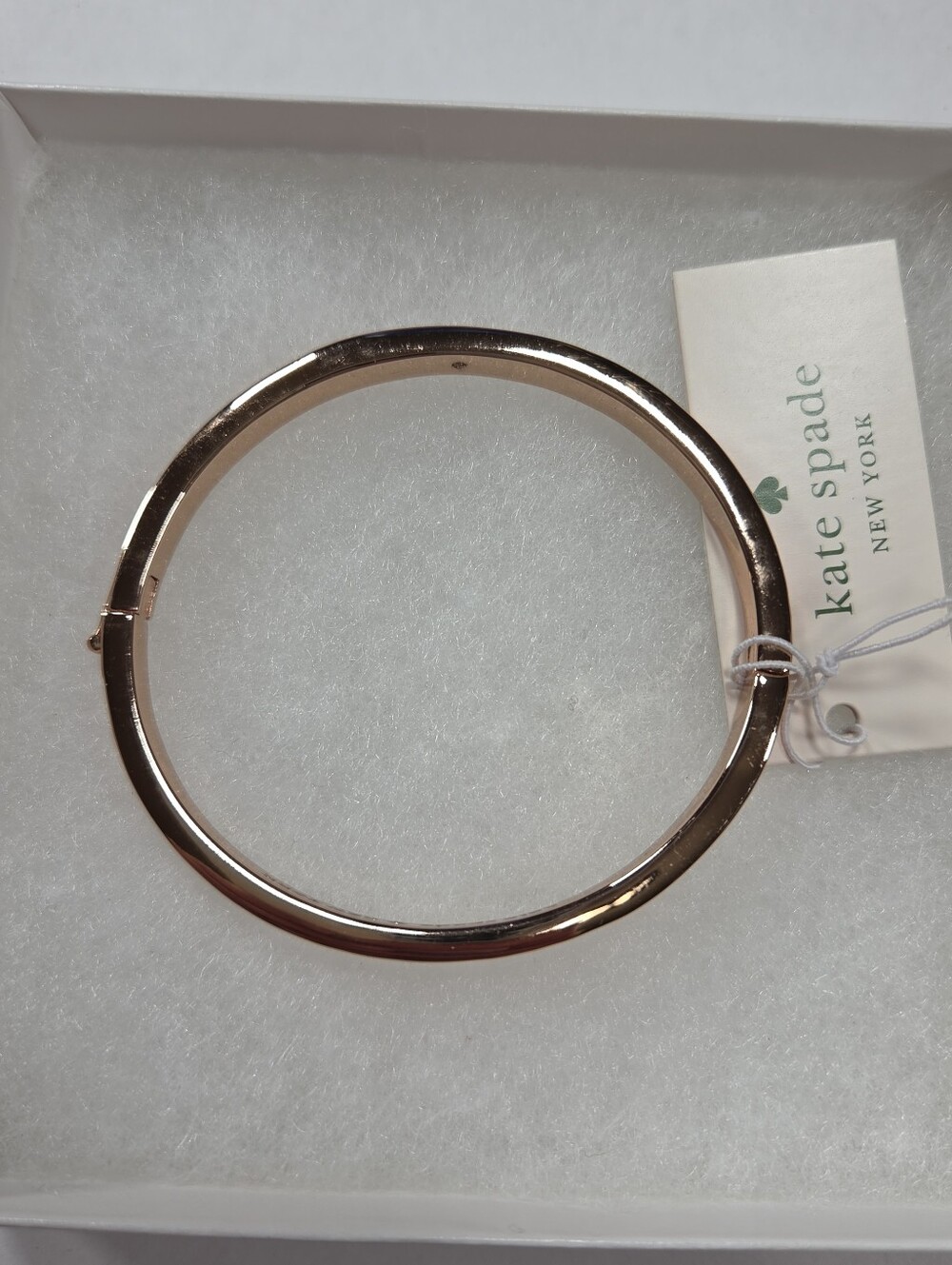 Kate Spade Melon Spot The Spade Enamel Hinged Bangle - Picture 3 of 9